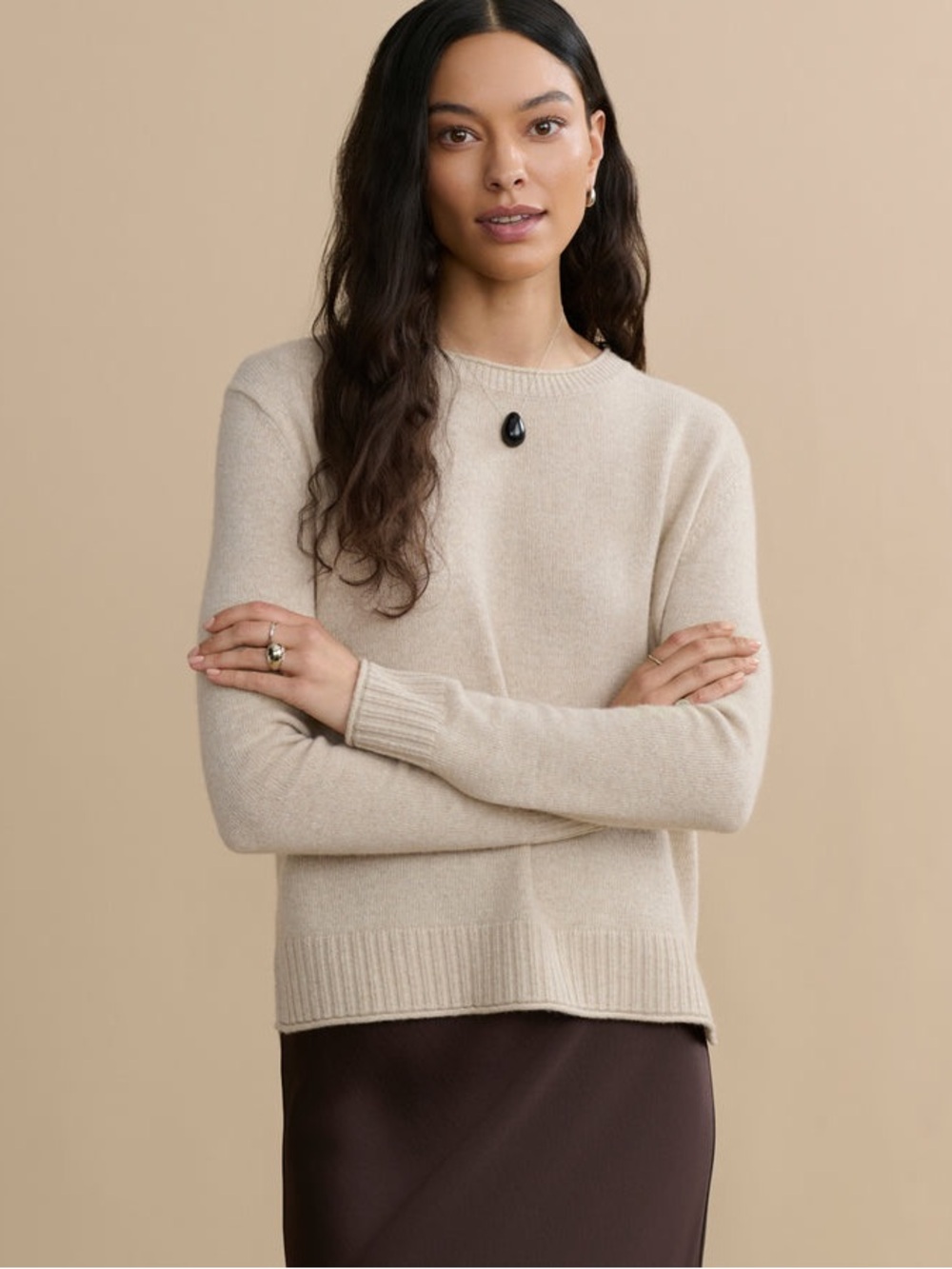 Jenni Kayne Everyday Sweater Oatmeal 2X